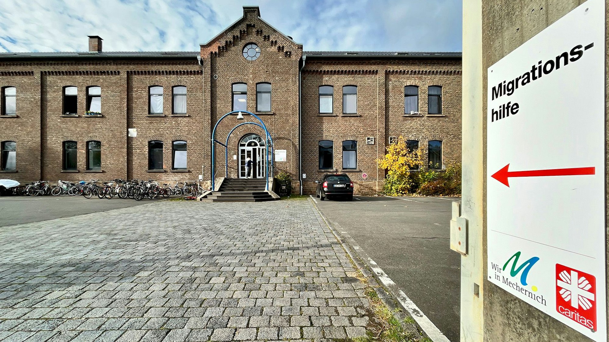 Das ehemalige Casino in Mechernich wird als Flüchtlingsunterkunft genutzt.