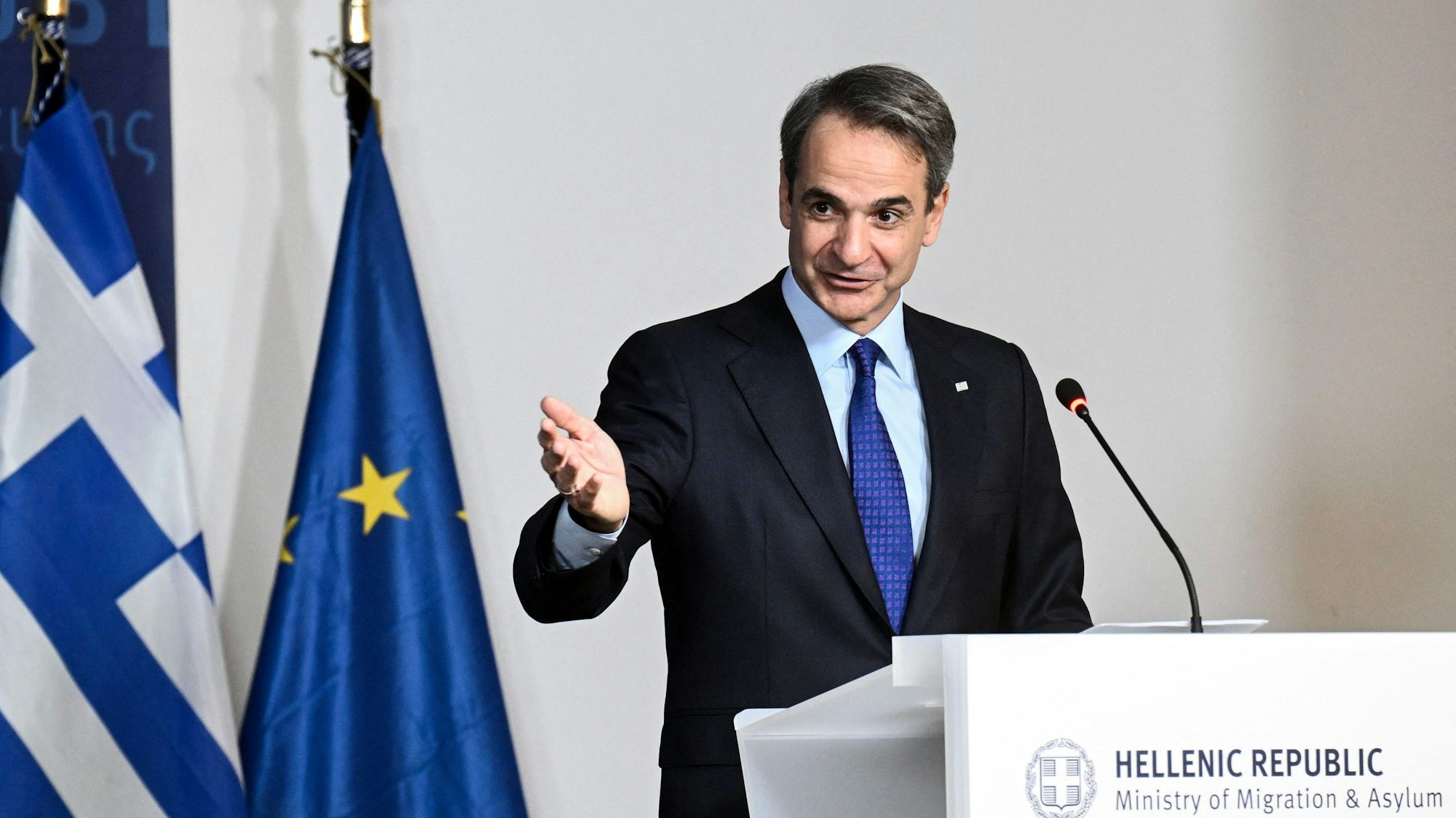 Griechenlands Ministerpräsident Kyriakos Mitsotakis.