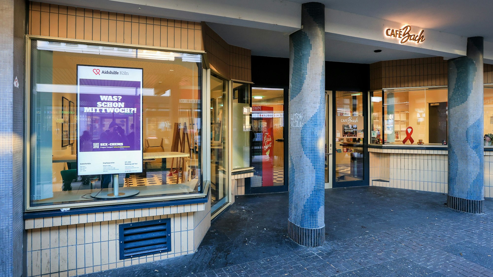 Das Café Bach von außen.