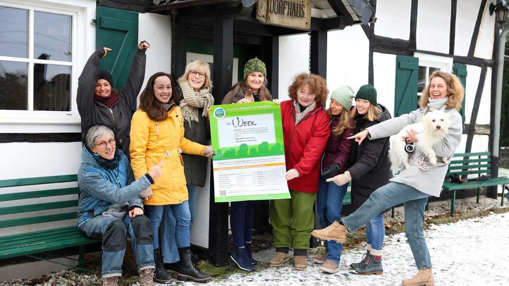Gruppenfoto des Teams des Runden Tisches zum Thema Klimawandel aus Neunkirchen-Seelscheid.