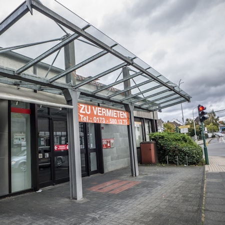 Geschlossene Bankfiliale