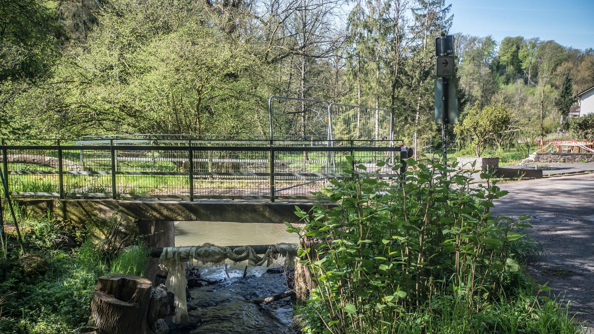 Die Technischen Betriebe der Stadt Leverkusen erneuern in diesem Jahr das Brückenbauwerk an der „Wietsche Mühle“.