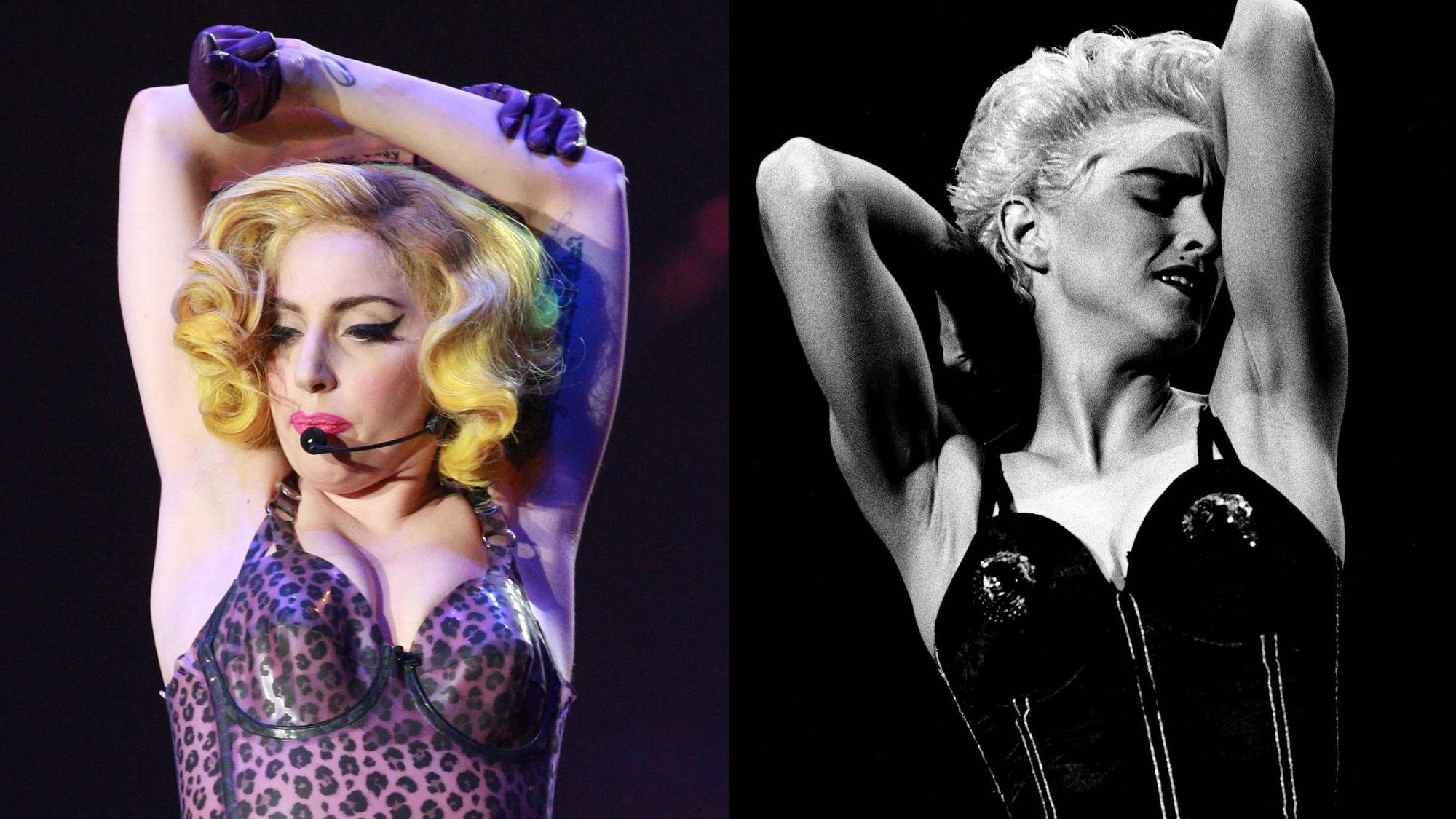 Lady Gaga und Madonna.