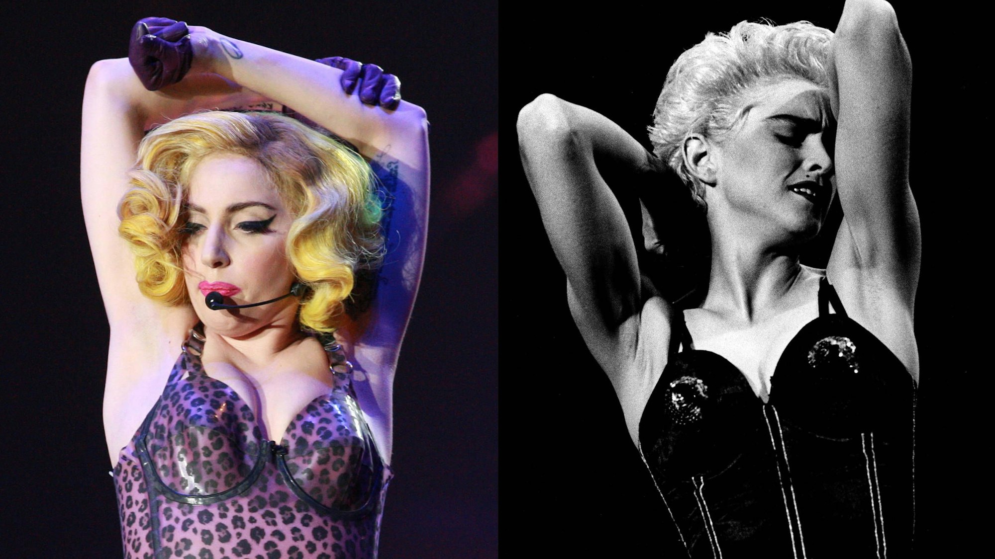 Lady Gaga und Madonna.