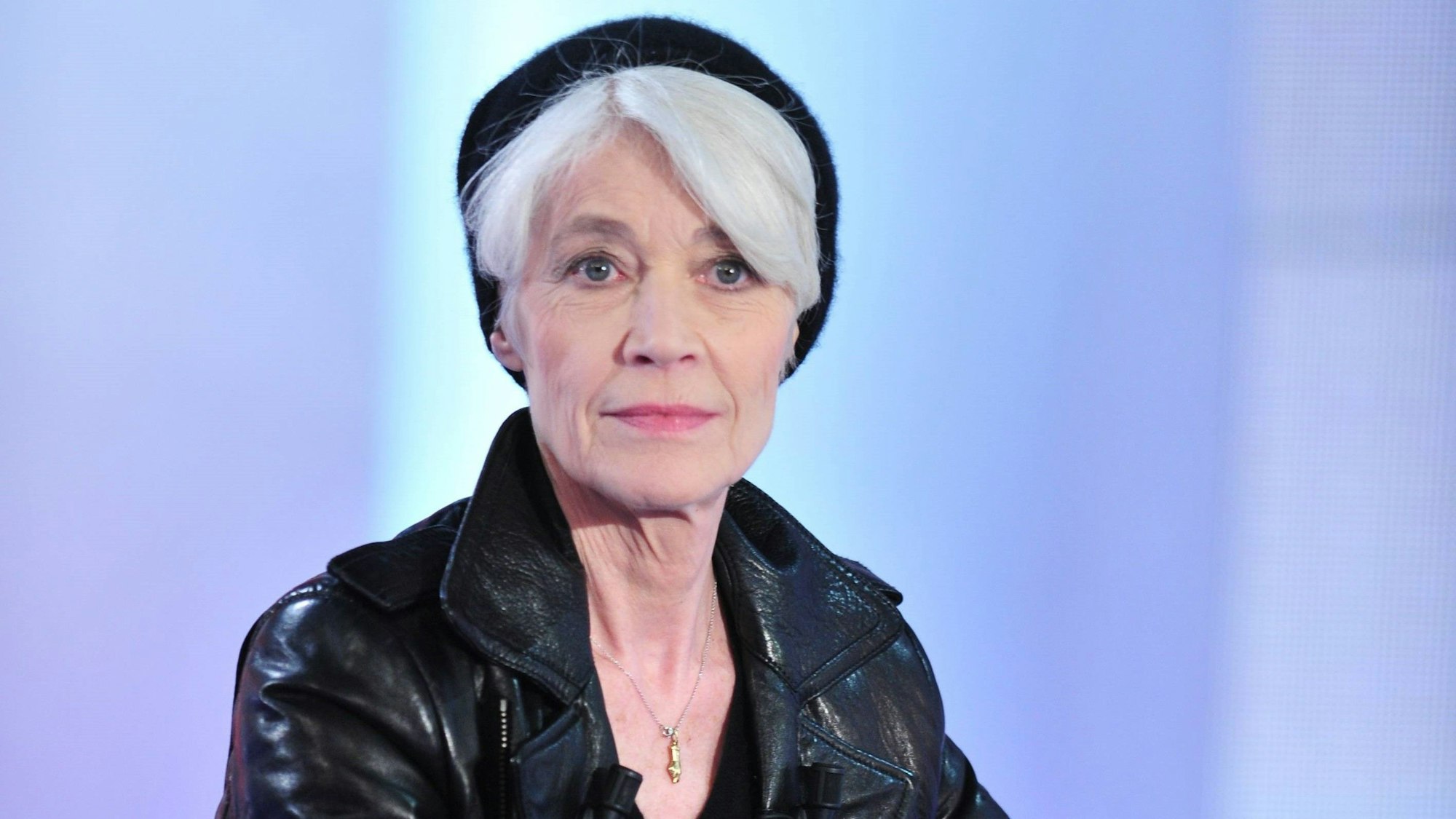 Françoise Hardy bei einem Fernsehauftritt im Jahre 2012.