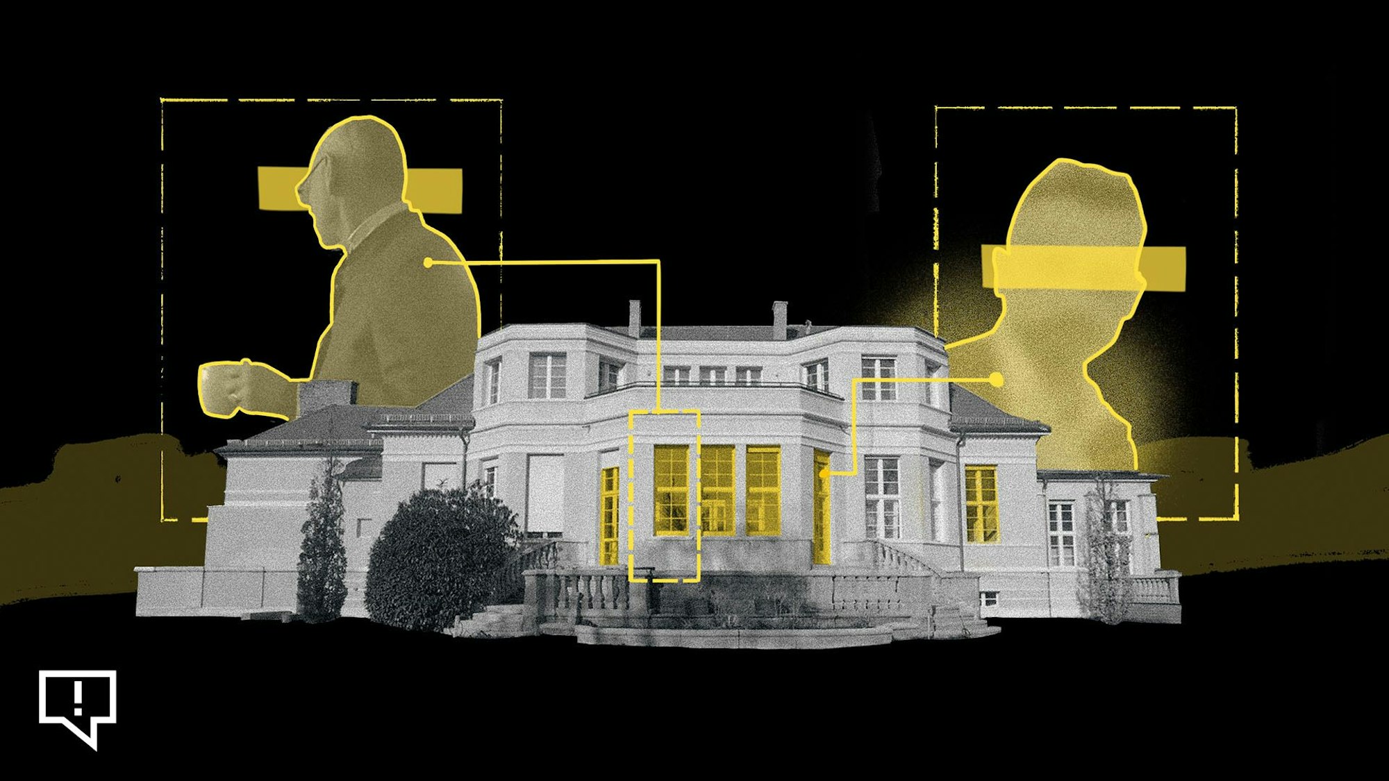 Illustration/Montage zu den Recherchen von Correctiv