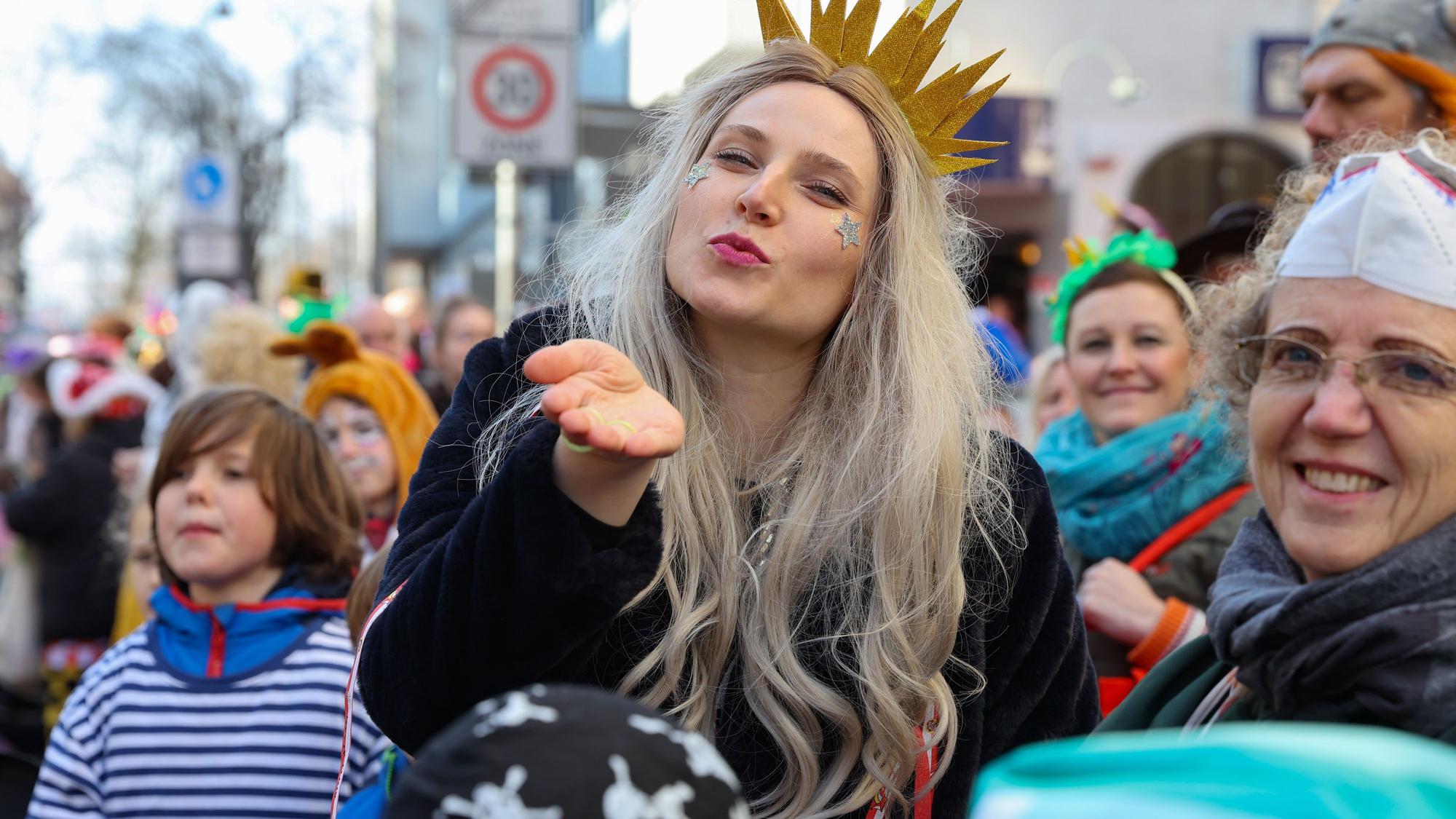 Bützchen im Kölner Karneval.