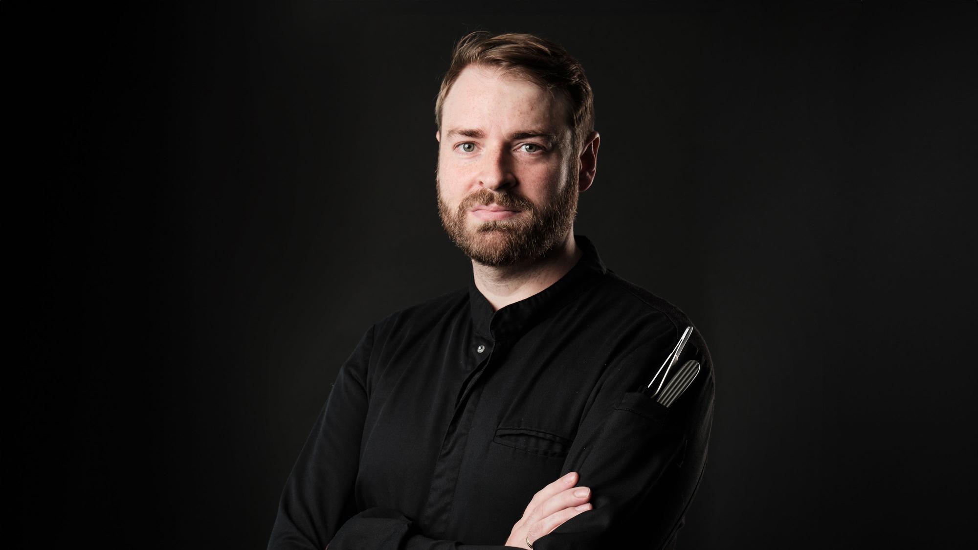 Porträt des Spitzenkochs Erik Schmitz.