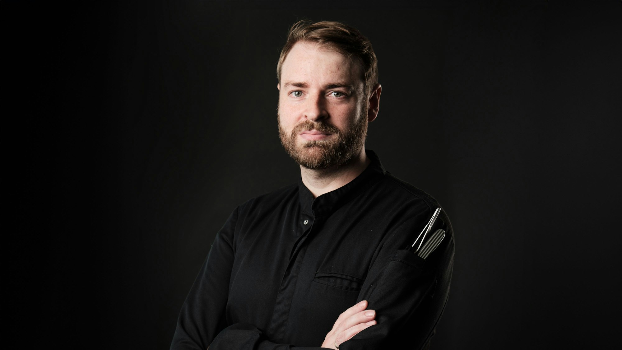 Porträt des Spitzenkochs Erik Schmitz.