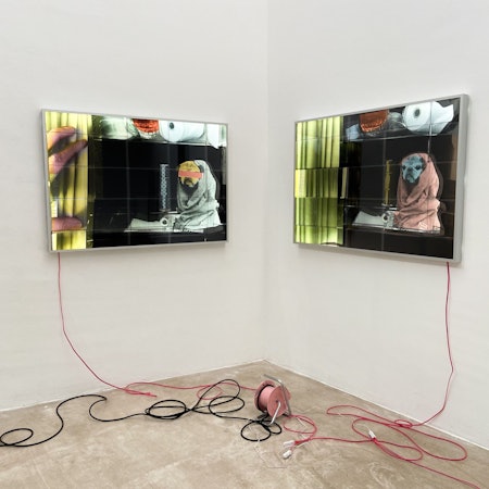 Sarah Kürten in der artothek in Köln.