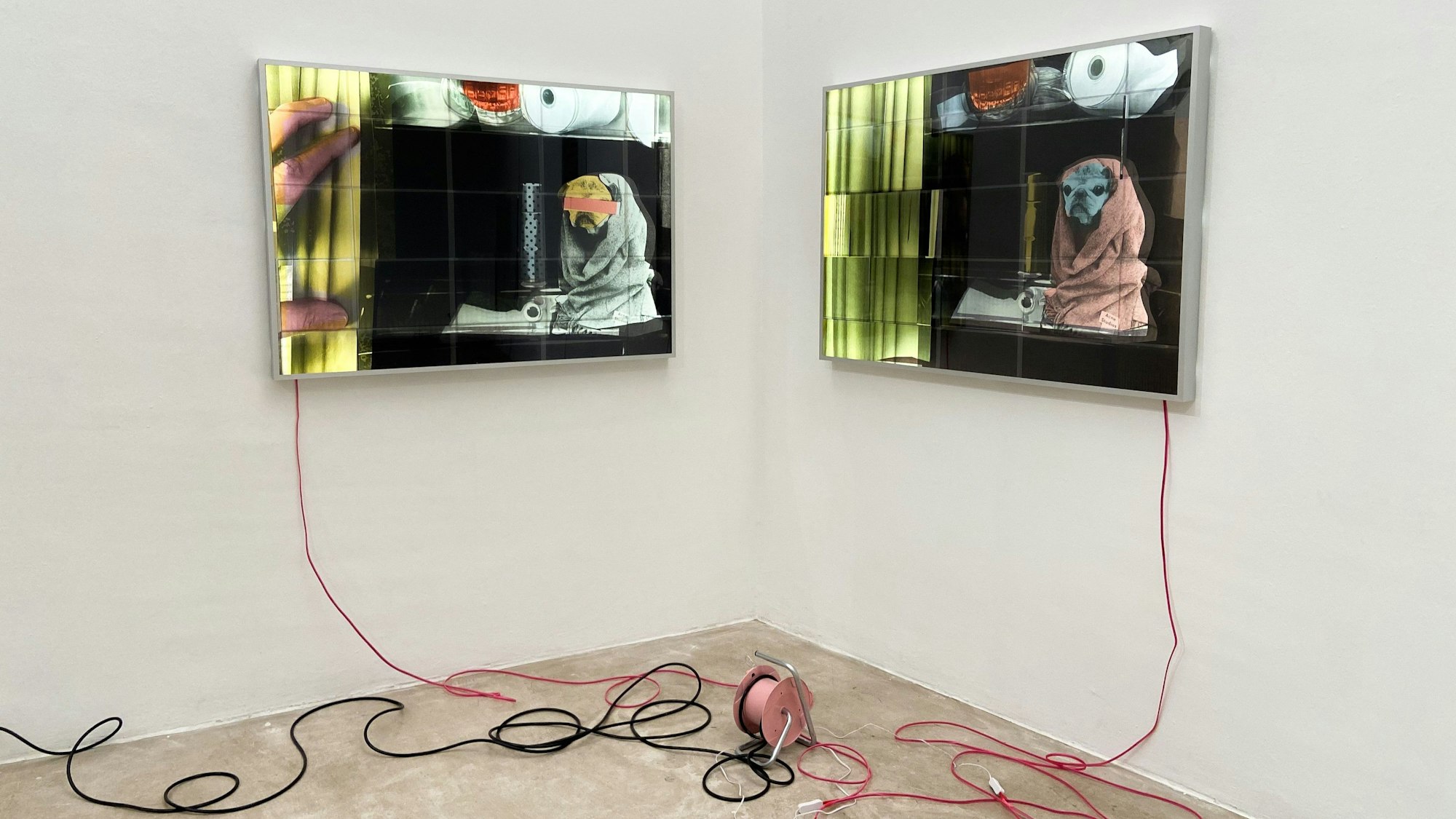 Sarah Kürten in der artothek in Köln.