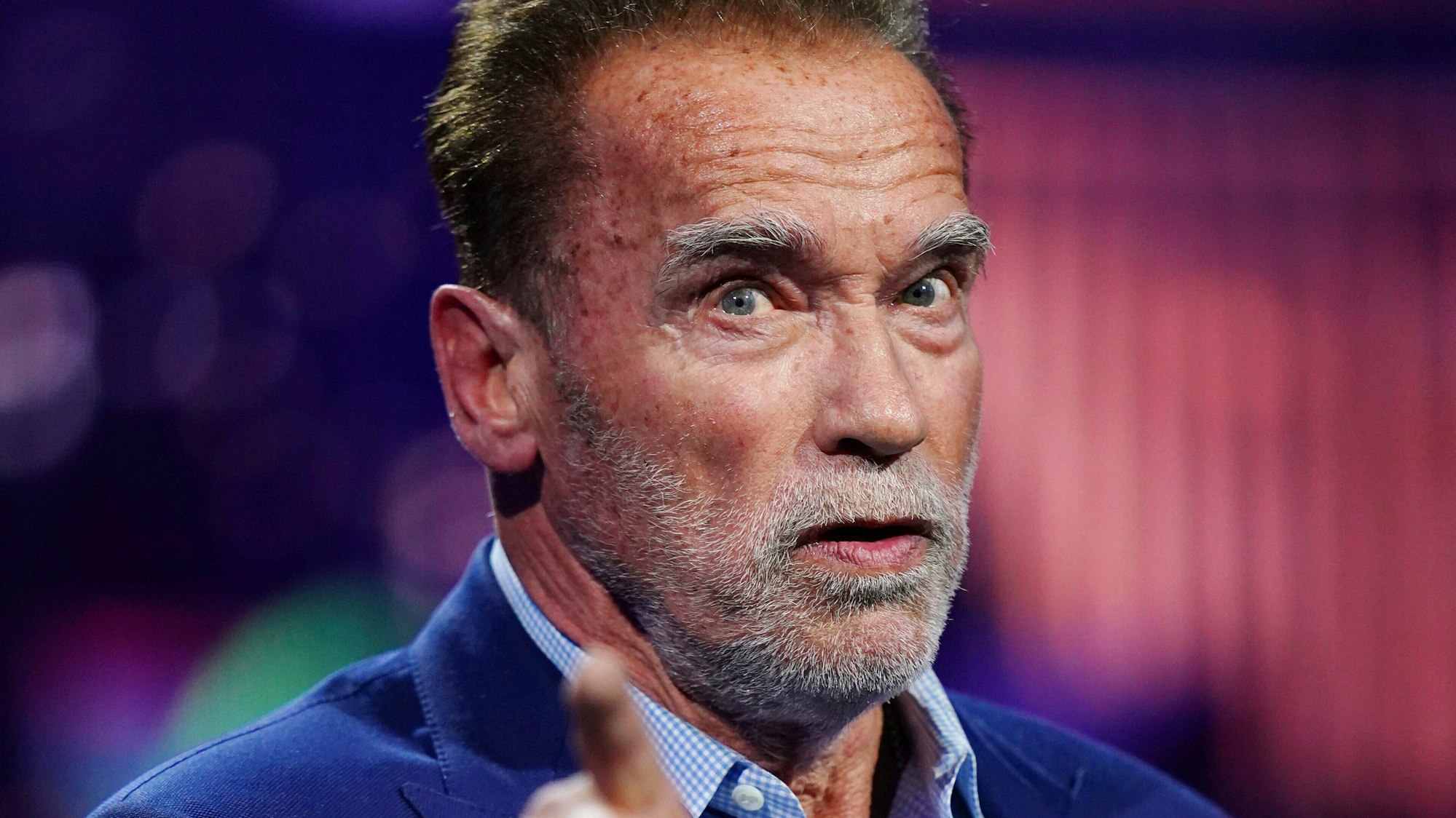 Arnold Schwarzenegger bei einem Auftritt 2023.