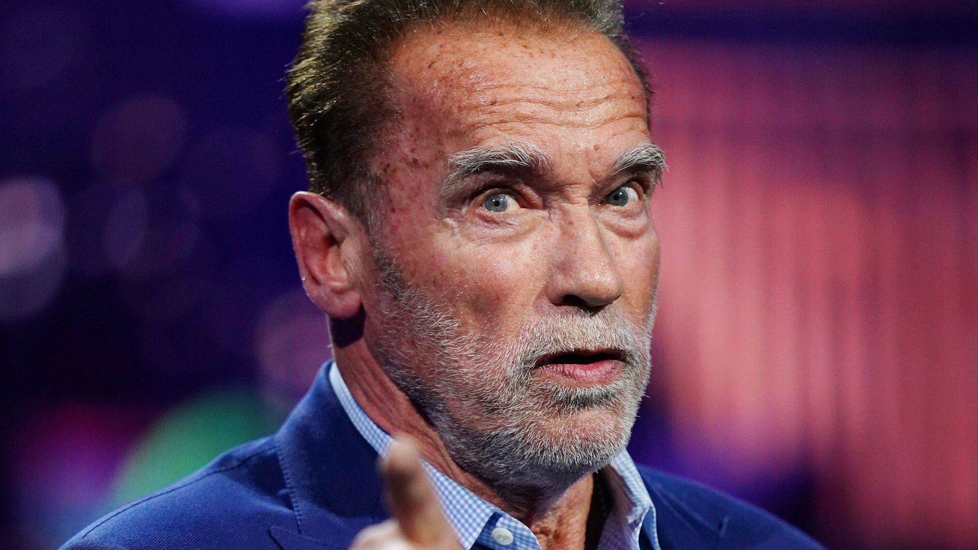 Arnold Schwarzenegger bei einem Auftritt 2023.