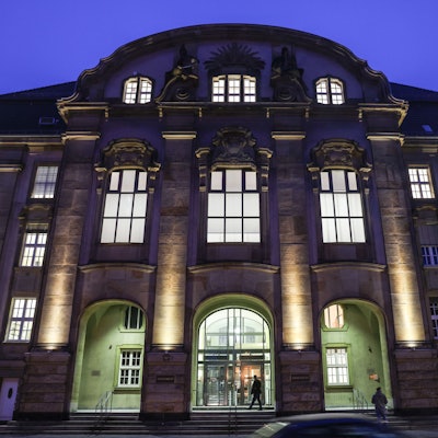 Das Landgericht Mönchengladbach am Morgen.