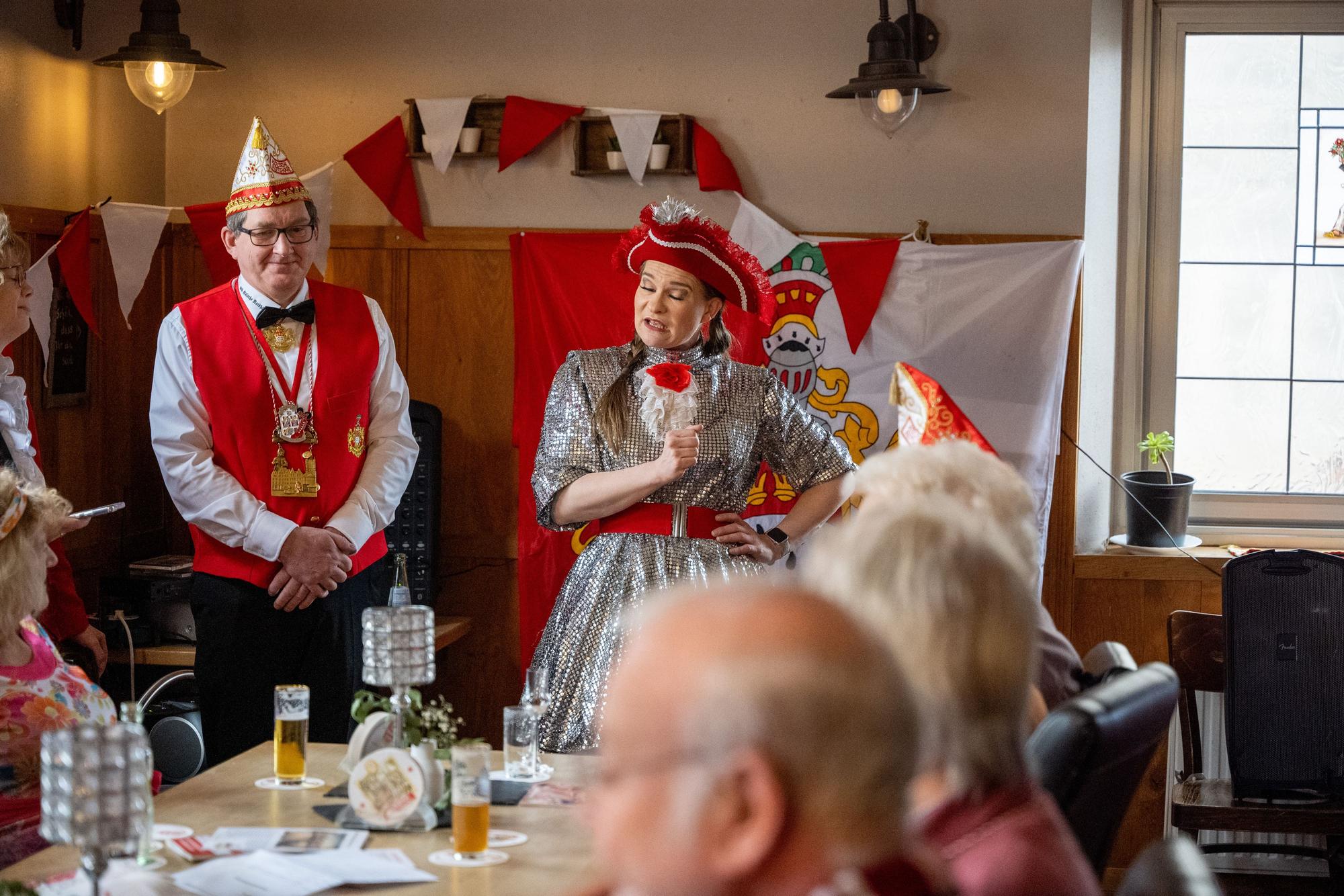 Vera Passy als Vünkchen bei den Kölschen Rotshären