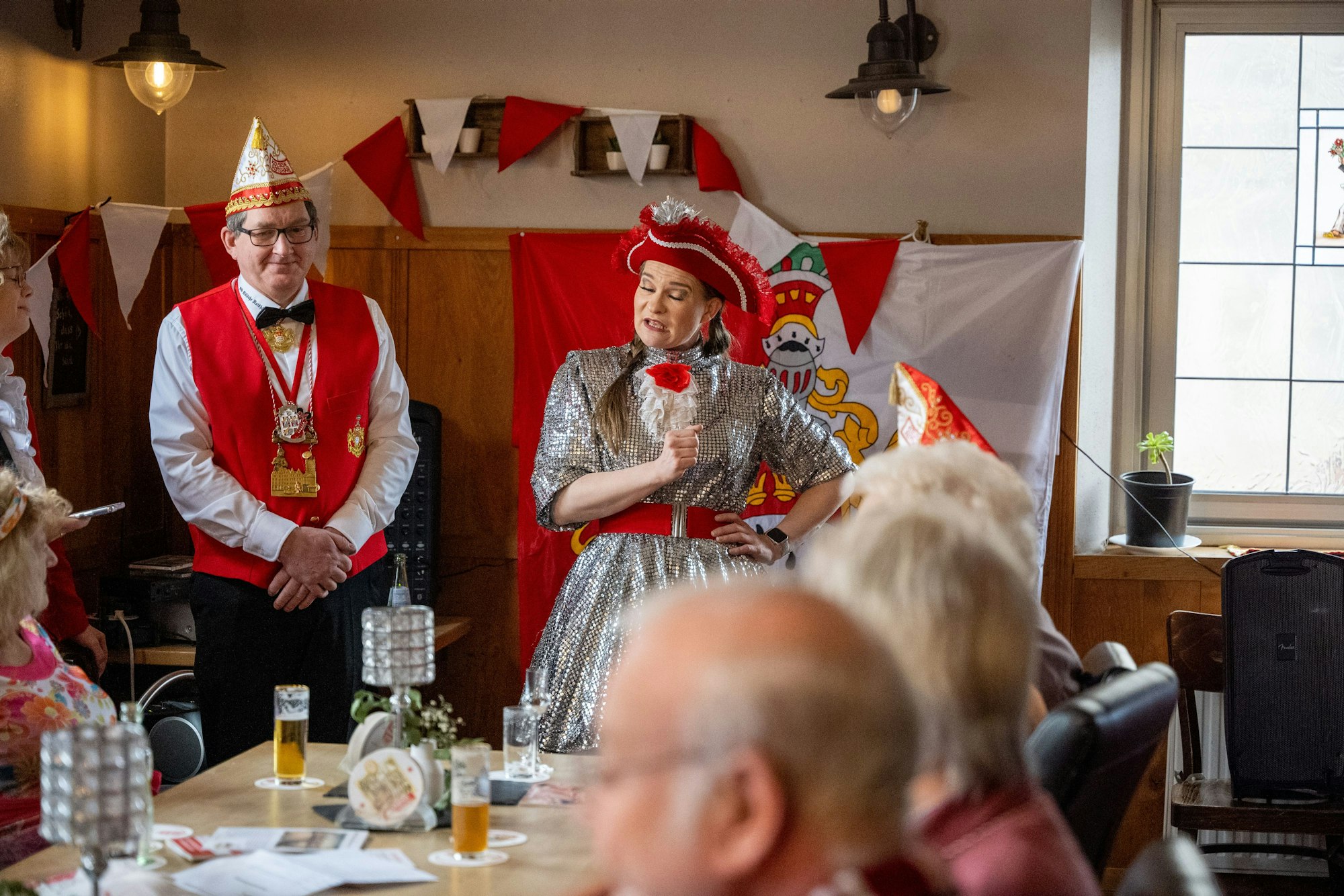 Vera Passy als Vünkchen bei den Kölschen Rotshären