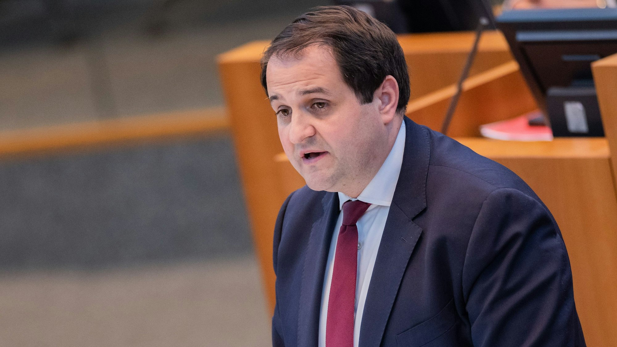 Nathanael Liminski (CDU), Minister für Bundes- und Europaangelegenheiten, Internationales sowie Medien in NRW.