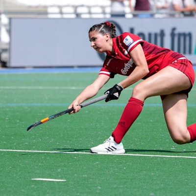 Maja Weber KTHC, 21, am Ball, Freisteller, Ganzkörper, Einzelbild, Einzelfoto, Aktion, Action, 03.06.2023, Mannheim Deutschland, Hockey, Deutsche Meisterschaft, Halbfinale, Damen, Der Club an der Alster - Rot-Weiss Köln *** Maja Weber KTHC, 21 , on the ball, cutout, full body, single image, single photo, action, action, 03 06 2023, Mannheim Germany , Hockey, German Championship, Semifinal, Ladies, Der Club an der Alster Rot Weiss Köln xozx
