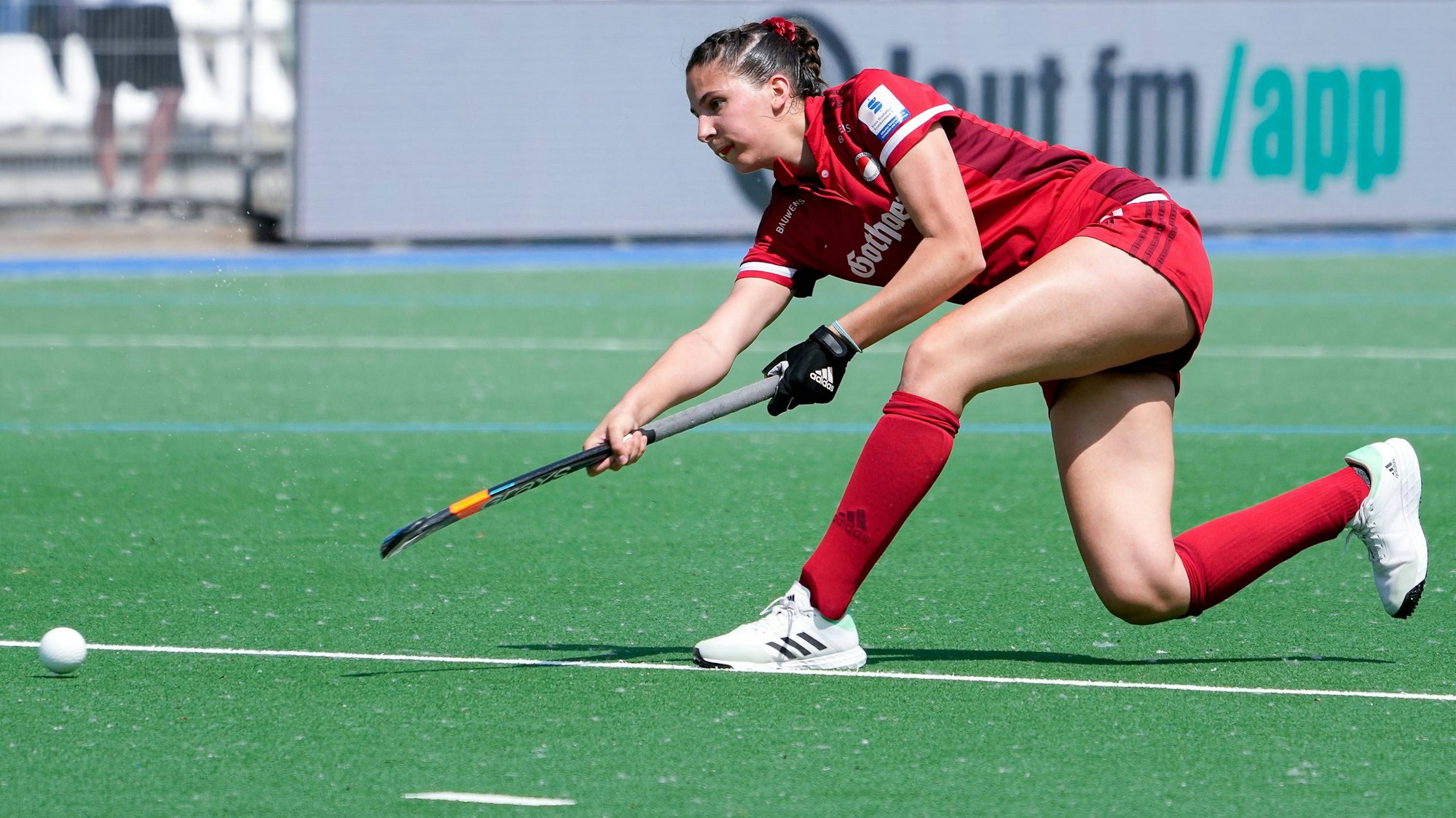Maja Weber KTHC, 21, am Ball, Freisteller, Ganzkörper, Einzelbild, Einzelfoto, Aktion, Action, 03.06.2023, Mannheim Deutschland, Hockey, Deutsche Meisterschaft, Halbfinale, Damen, Der Club an der Alster - Rot-Weiss Köln *** Maja Weber KTHC, 21 , on the ball, cutout, full body, single image, single photo, action, action, 03 06 2023, Mannheim Germany , Hockey, German Championship, Semifinal, Ladies, Der Club an der Alster Rot Weiss Köln xozx