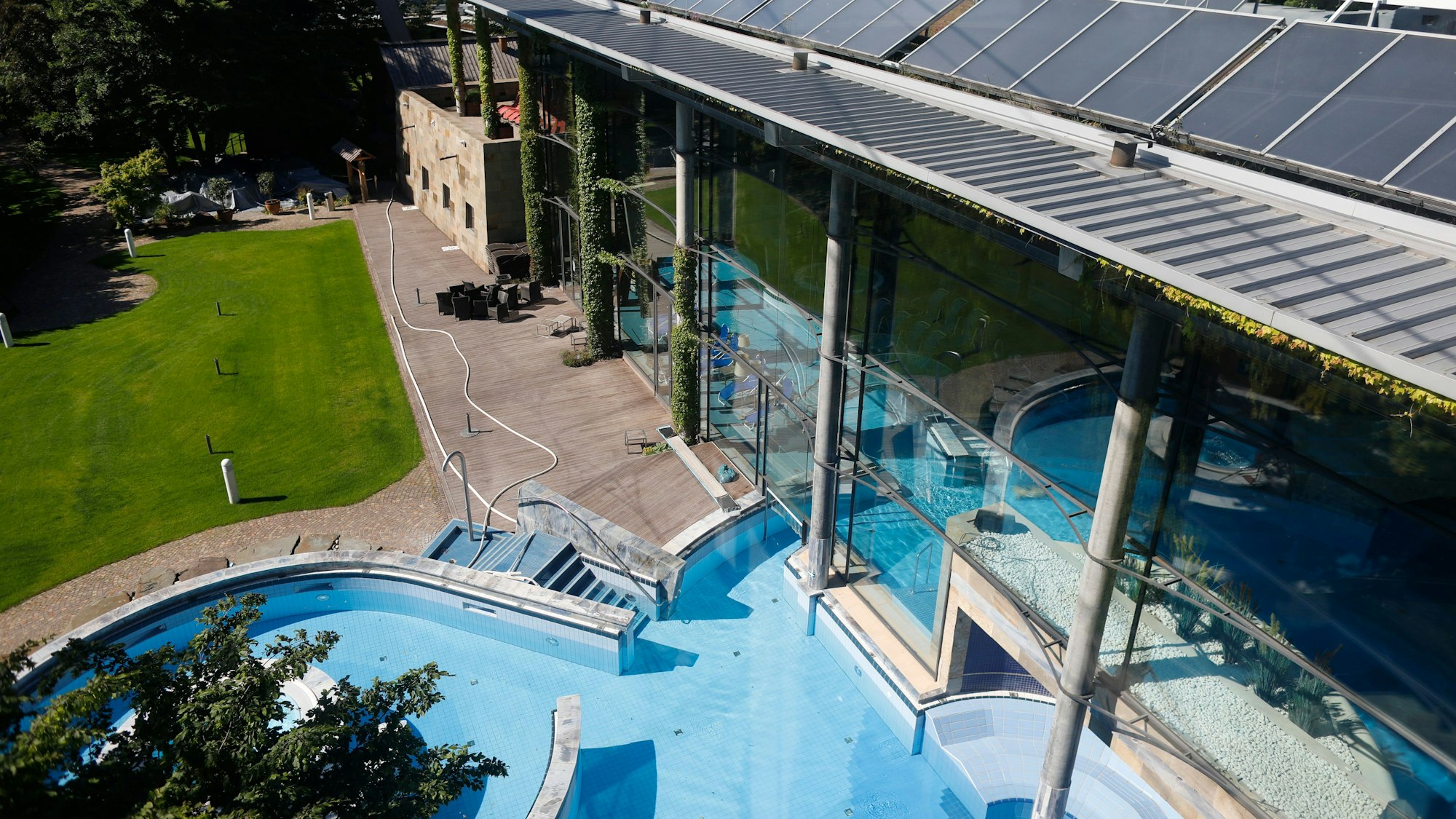 Das Gelände der Claudius-Therme in Deutz