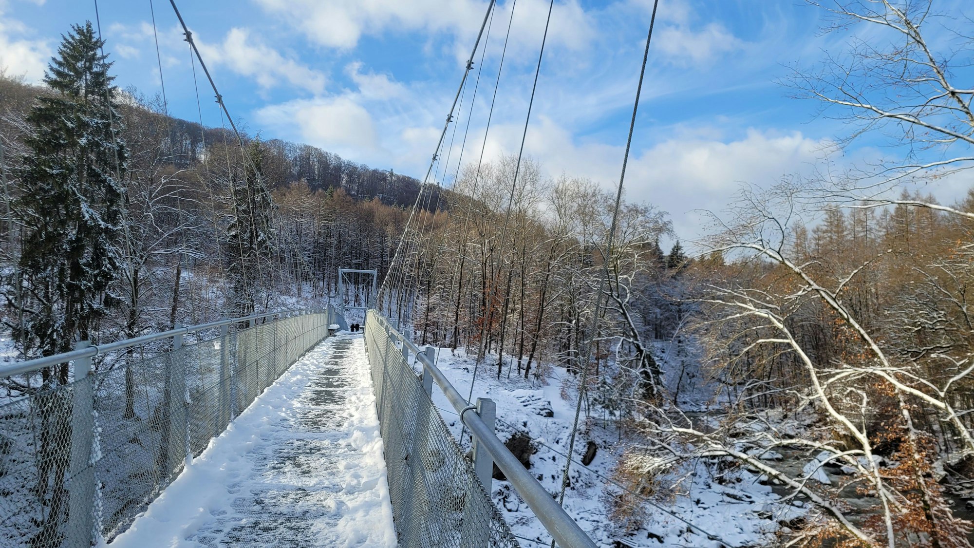 Hängebrücke über die Irreler Wasserfälle