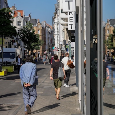 Die inzwischen fast autofreie Ehrenstraße in der Innenstadt