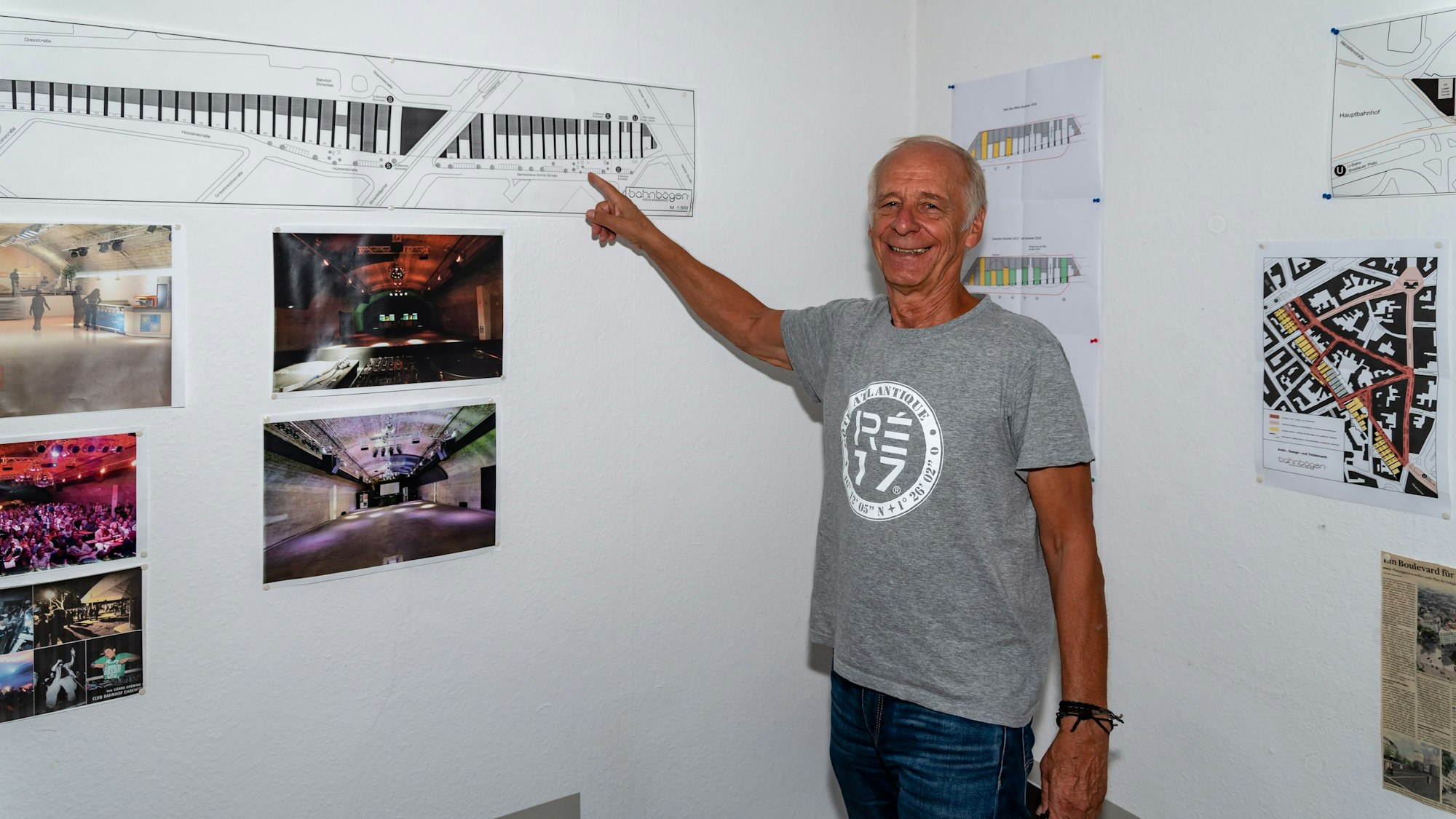 Gespräch Interview mit Lutz Figge von der Bahnbögen Köln GmbH
Plan Bauplan Visualisierung Büro
Aufgenommen am: 15.08.2018
Foto: Alexander Roll (Staff)