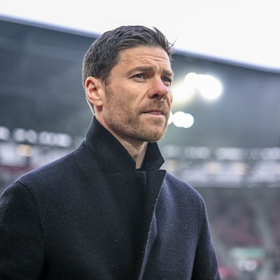 Leverkusens Trainer Xabi Alonso sprach sich für den Erhalt demokratischer Grundwerte aus.