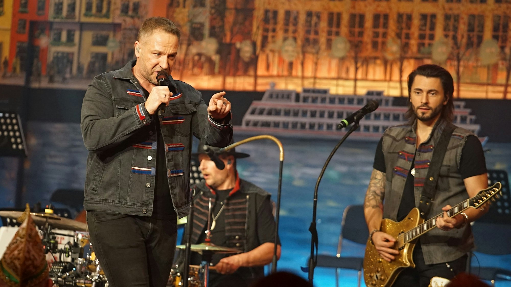 Höhner auf der Bühne bei der Prinzenproklamation 2024.