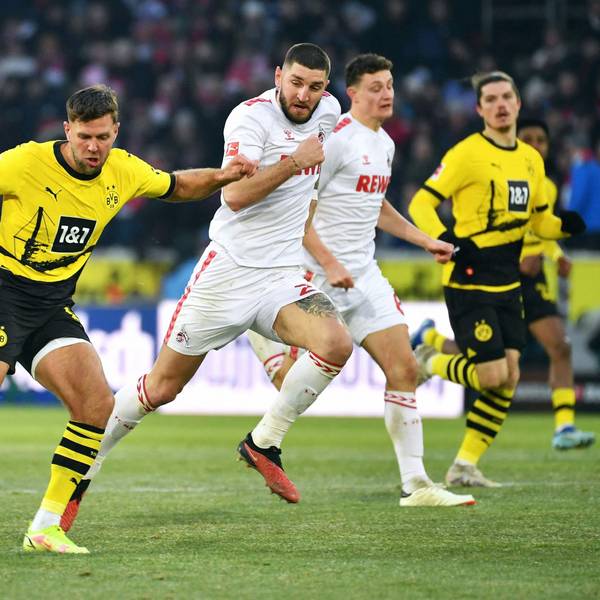 Jeff Chabot hatte gegen Dortmunds Angreifer einen schweren Stand.