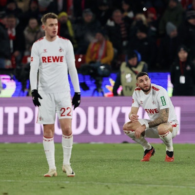 Jeff Chabot und Kollegen waren am Samstag nach dem Schlusspfiff gegen Dortmund schwer enttäuscht.