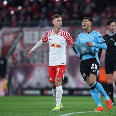 Exequiel Palacios verletzte sich im Spiel gegen RB Leipzig