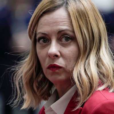 Die italienische Premierministerin Giorgia Meloni