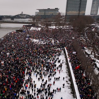 Die Großdemo am Sonntag (21. Januar) in Köln.