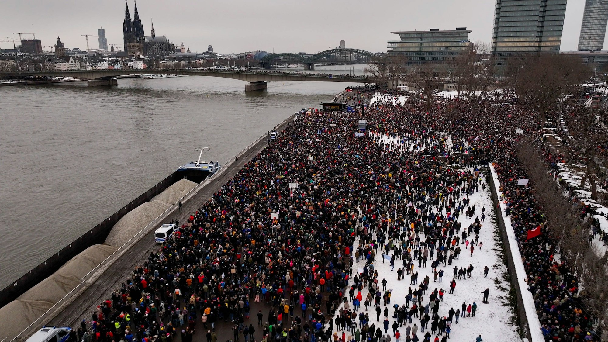 Die Großdemo am Sonntag (21. Januar) in Köln.