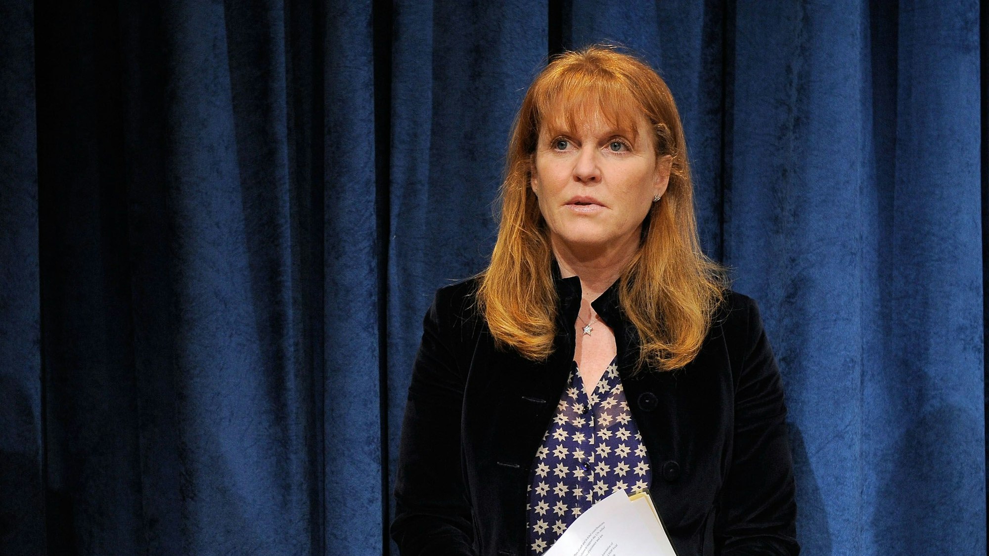 Herzogin Sarah Ferguson bei einem Termin bei den Vereinten Nationen 2010.