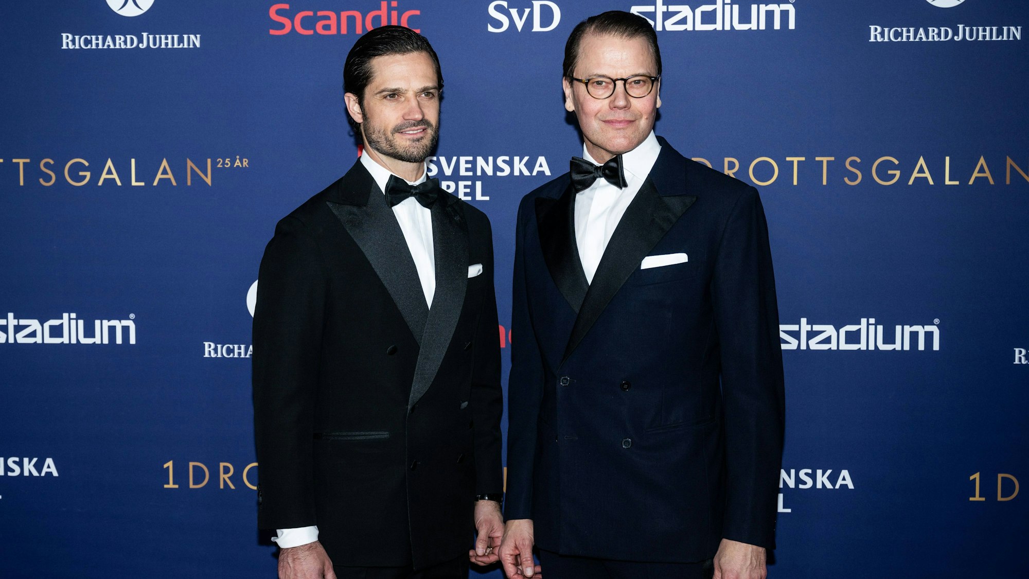 Carl Philip und Danile von Schweden bei der seit 2000 ausgerichteten Sportgala „Idrottsgalan“.