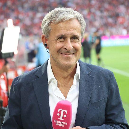 Pierre Littbarski war zum Abschluss der Saisonvorbereitung zum Testspiel seines langjährigen Klubs FC gegen Nantes zu Gast im Kölner Rhein-Energie-Stadion.