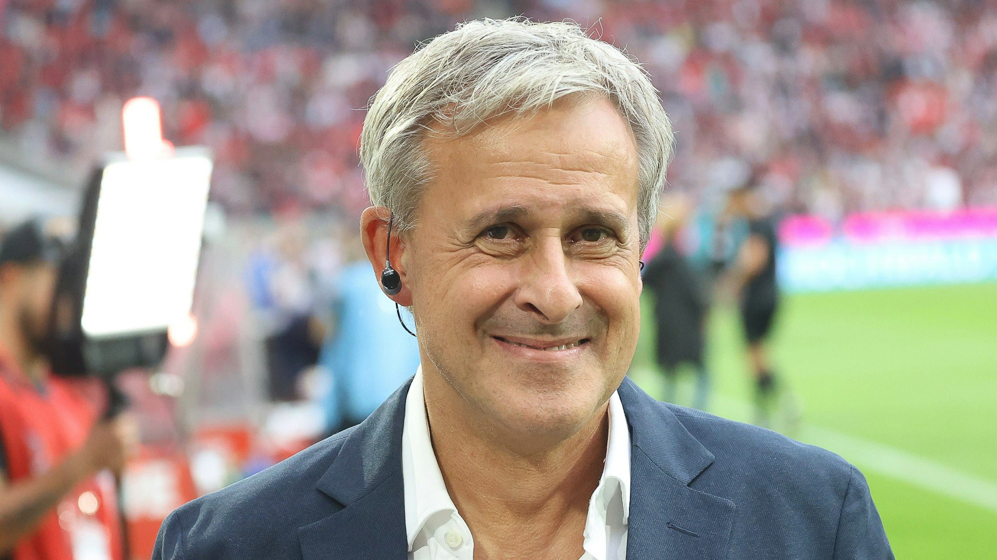 Pierre Littbarski war zum Abschluss der Saisonvorbereitung zum Testspiel seines langjährigen Klubs FC gegen Nantes zu Gast im Kölner Rhein-Energie-Stadion.