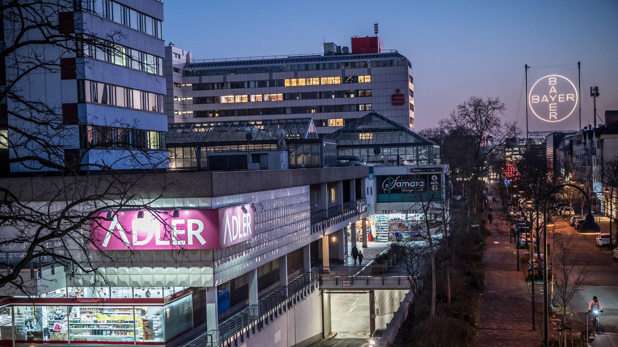 Die Innenstadt von Wiesdorf (Symbolbild).
