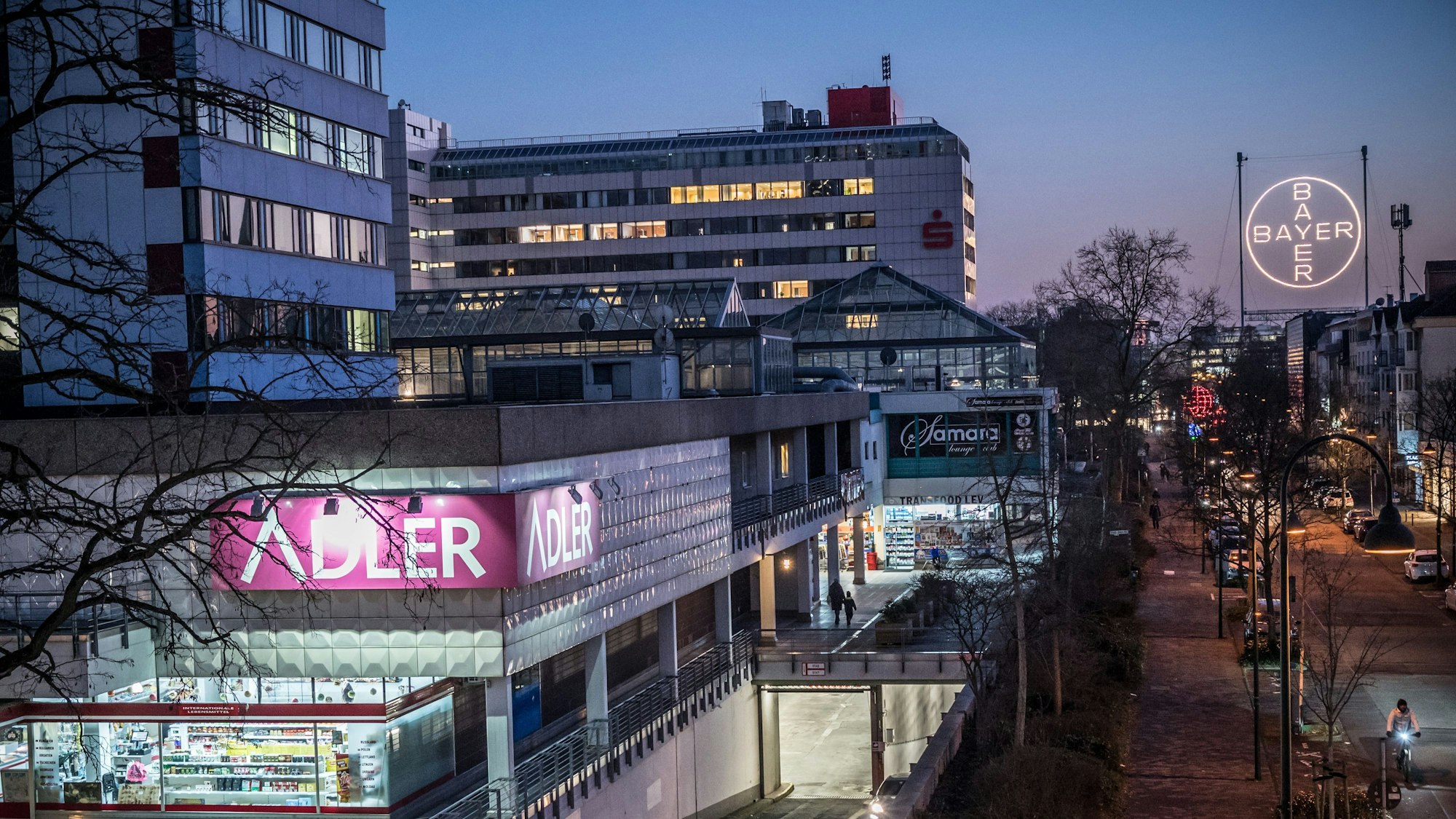 Die Innenstadt von Wiesdorf (Symbolbild).