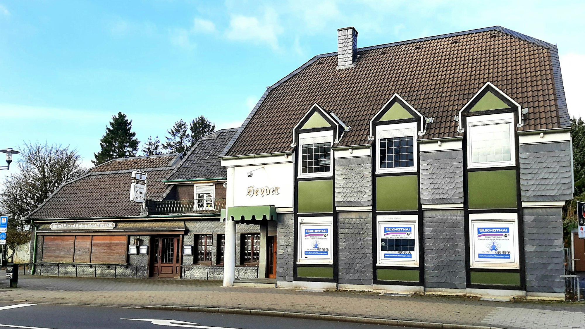 Burscheid: Ehemaliges Hotel Heyder in Hilgen.