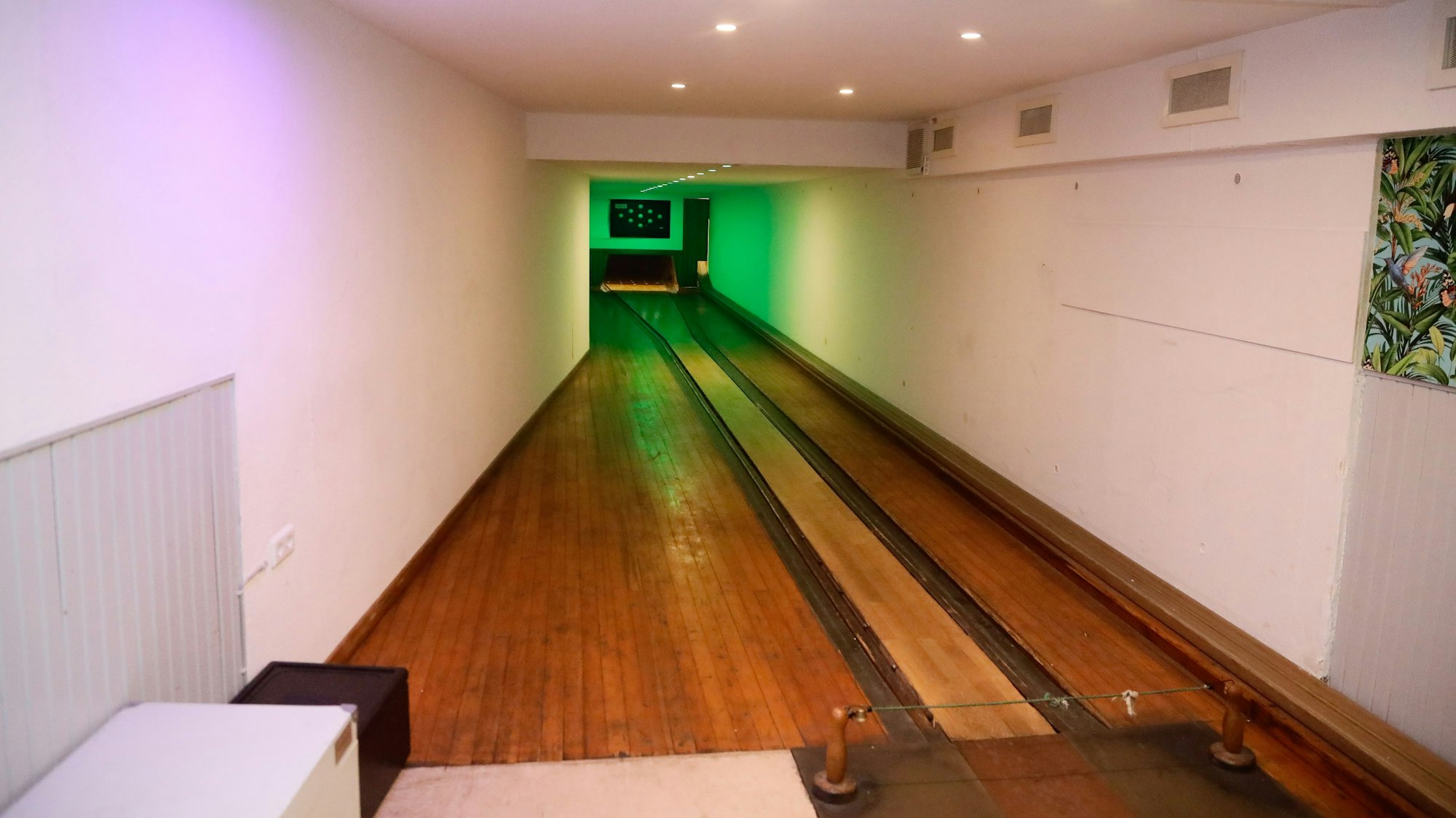 Kegelbahn in der Kneipe „Zum Knobelbecher“