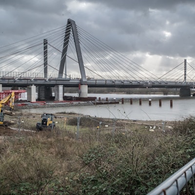 A1-Baustelle, Leverkusener Brücke. Foto: Ralf Krieger