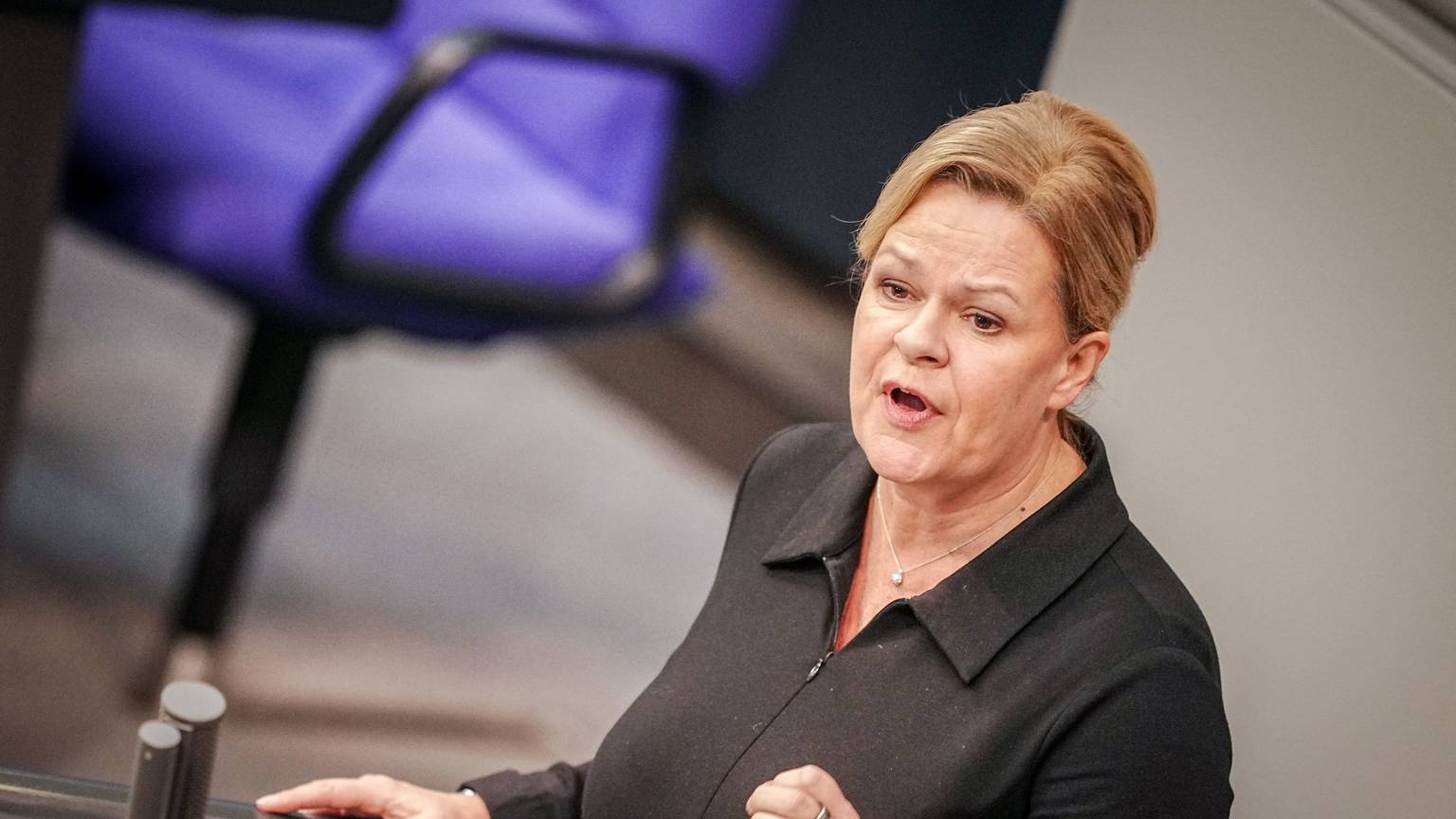 Nancy Faeser (SPD), Bundesministerin für Inneres und Heimat.