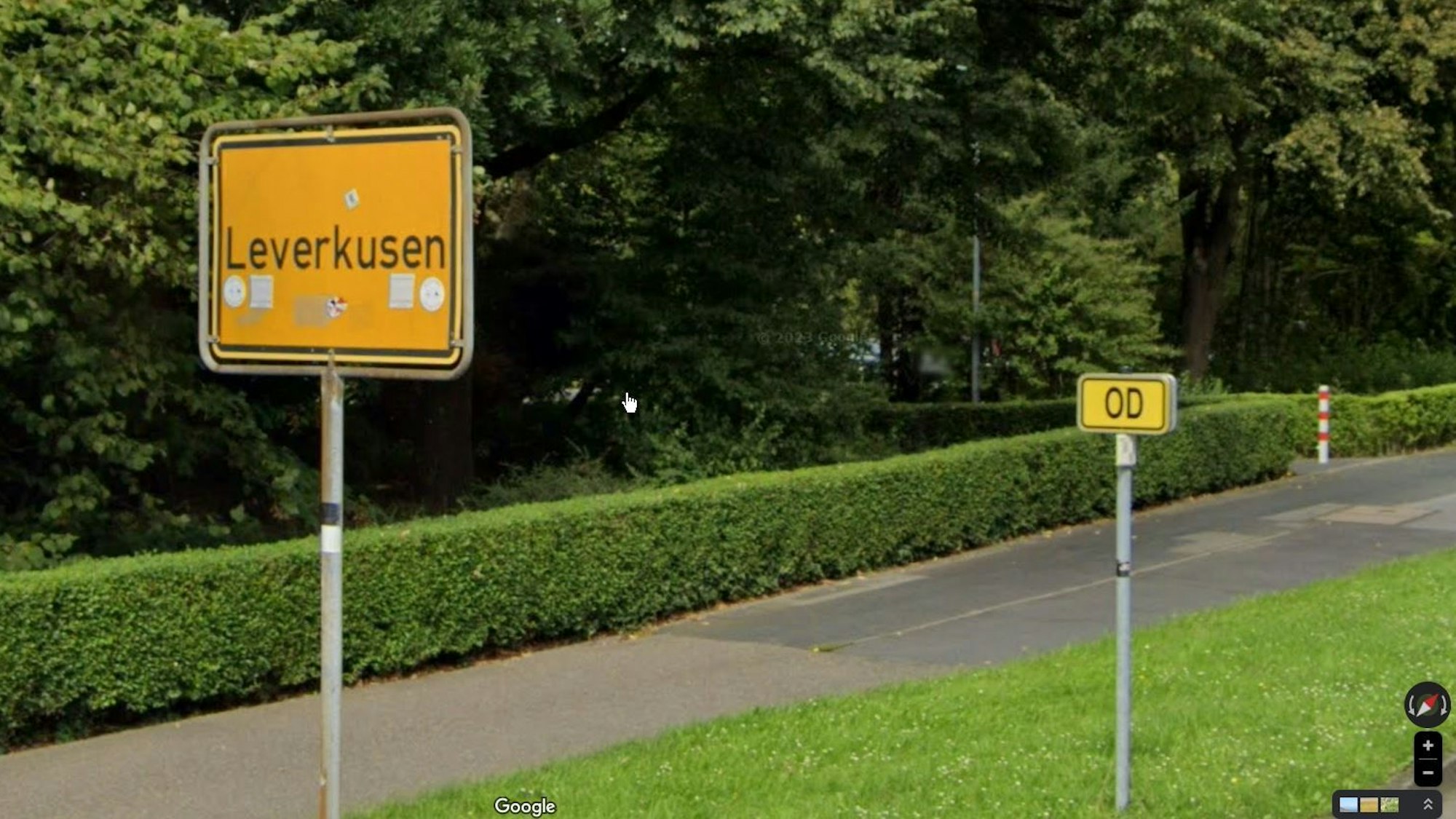 Google Streetview-Bild aus Leverkusen