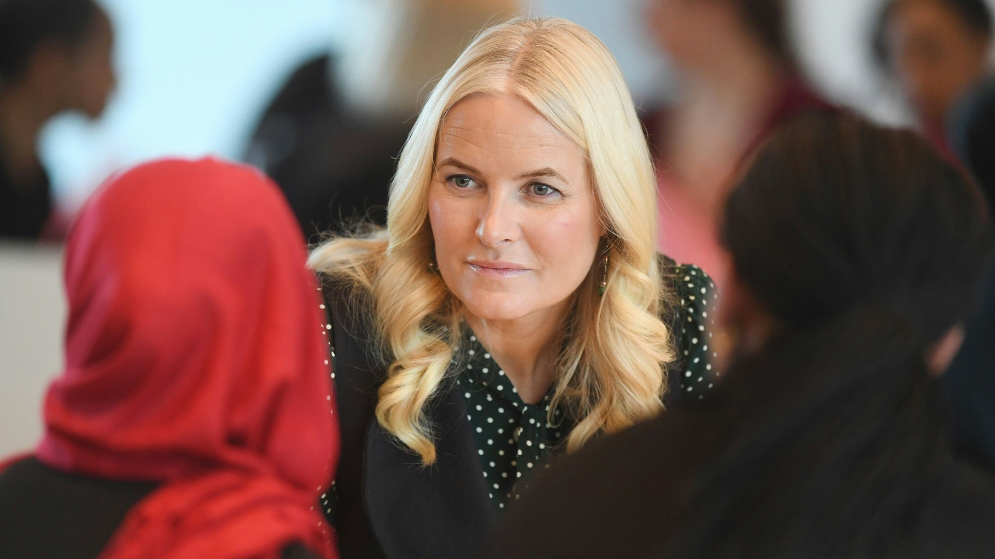 Kronprinzessin Mette-Marit bei einem Termin im März 2022.