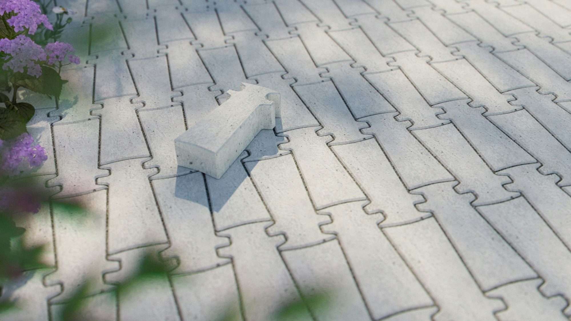 Der Ehrenstein, Visualisierung eines Gehwegs von Student Aron Metz.