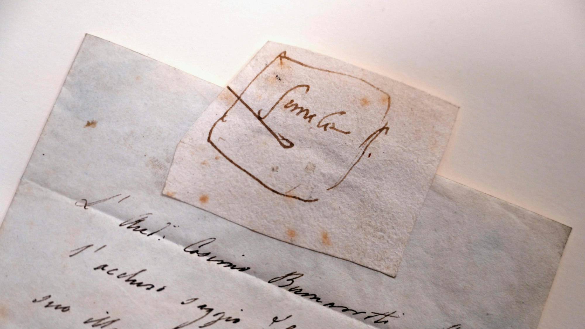 Man sieht die Skizze von Michelangelo, die nun in New York versteigert wird.