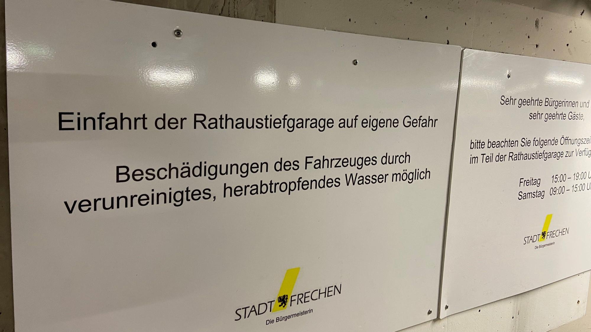 Auf dem Bild ist ein Warnschild zu sehen.